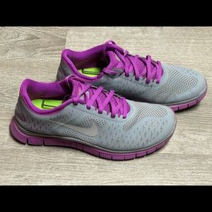 Nike free 4.0 v2 womens purple Clearance